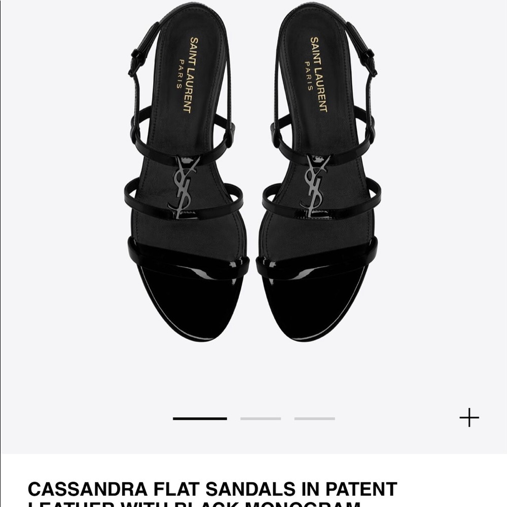 YSL sandals new in box never worn size 38 fits a 7.6 original